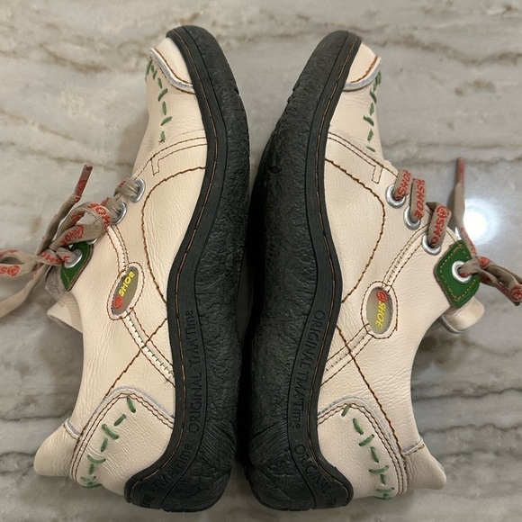 TMA Eyes Shoes Leather Lace Up Retro Comfort walking Sneaker Womens size 6.5 - Picture 5 of 8